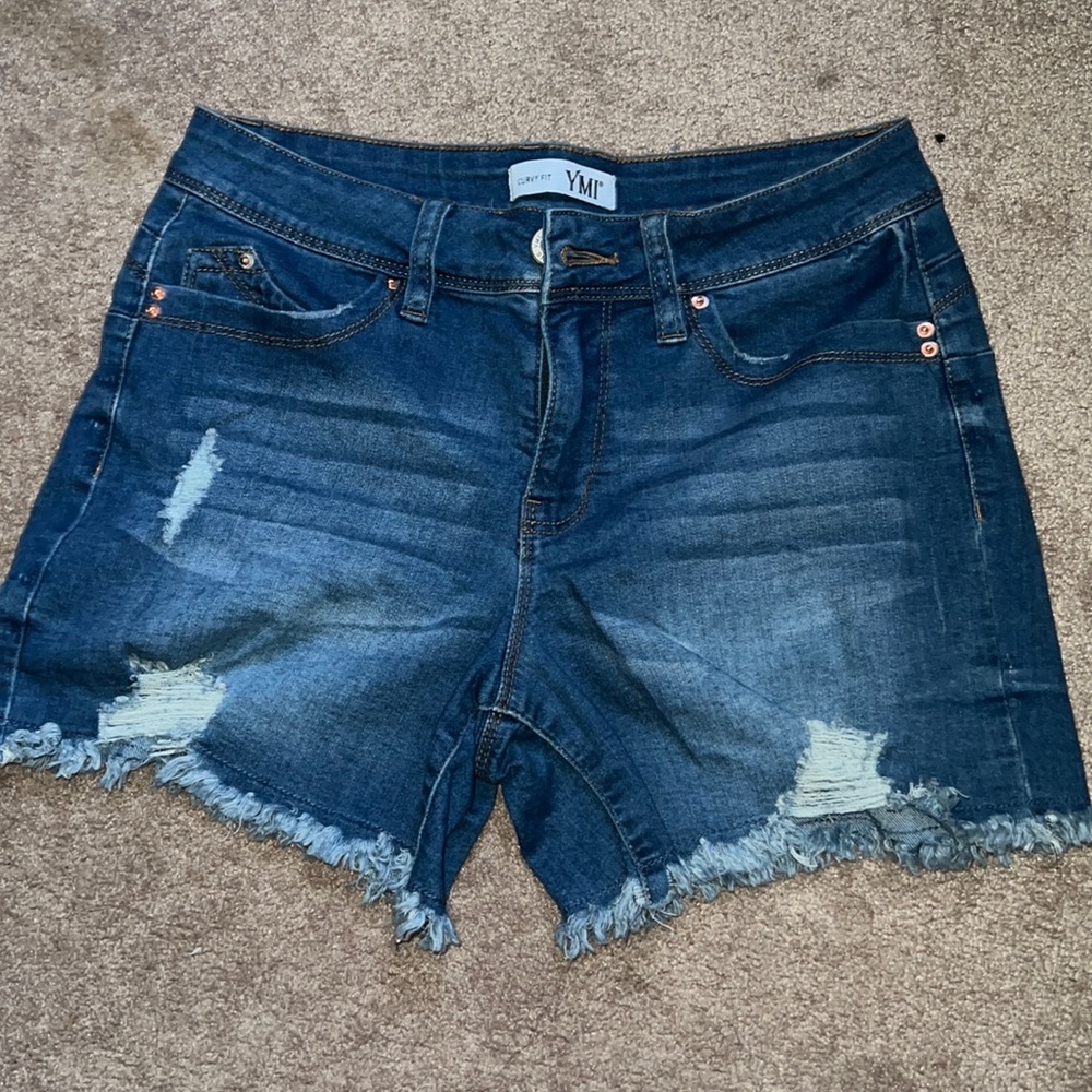 Curvy Fit summer denim shorts